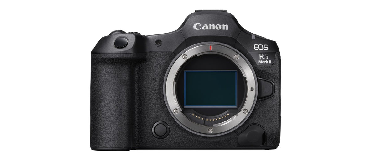 Câmera Canon EOS R5 Mark II Mirrorless, Full-Frame 45MP, Vídeo 8K RAW 60p, Disparo 30fps, IBIS, Wi-Fi 6E (Corpo ou Kit com RF 24-105mm f/4L IS USM)