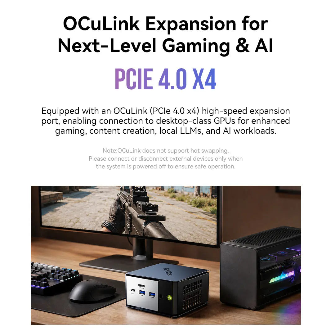 Mini PC para IA GMKtec EVO-X1 Pro - AMD Ryzen™ AI 9 HX 470