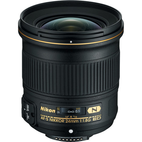 Lente Nikon AF-S FX NIKKOR 24mm f/1.8G ED | Fixa com Foco Automático p/ DSLR