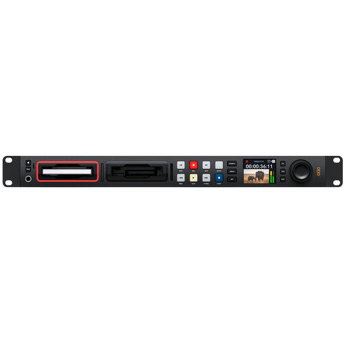 Gravador Blackmagic HyperDeck Studio HD Pro — 6G-SDI, Duplo SSD + Duplo Cartão SD, Codecs ProRes/DNx/H.264, Ultra HD/DCI 4K