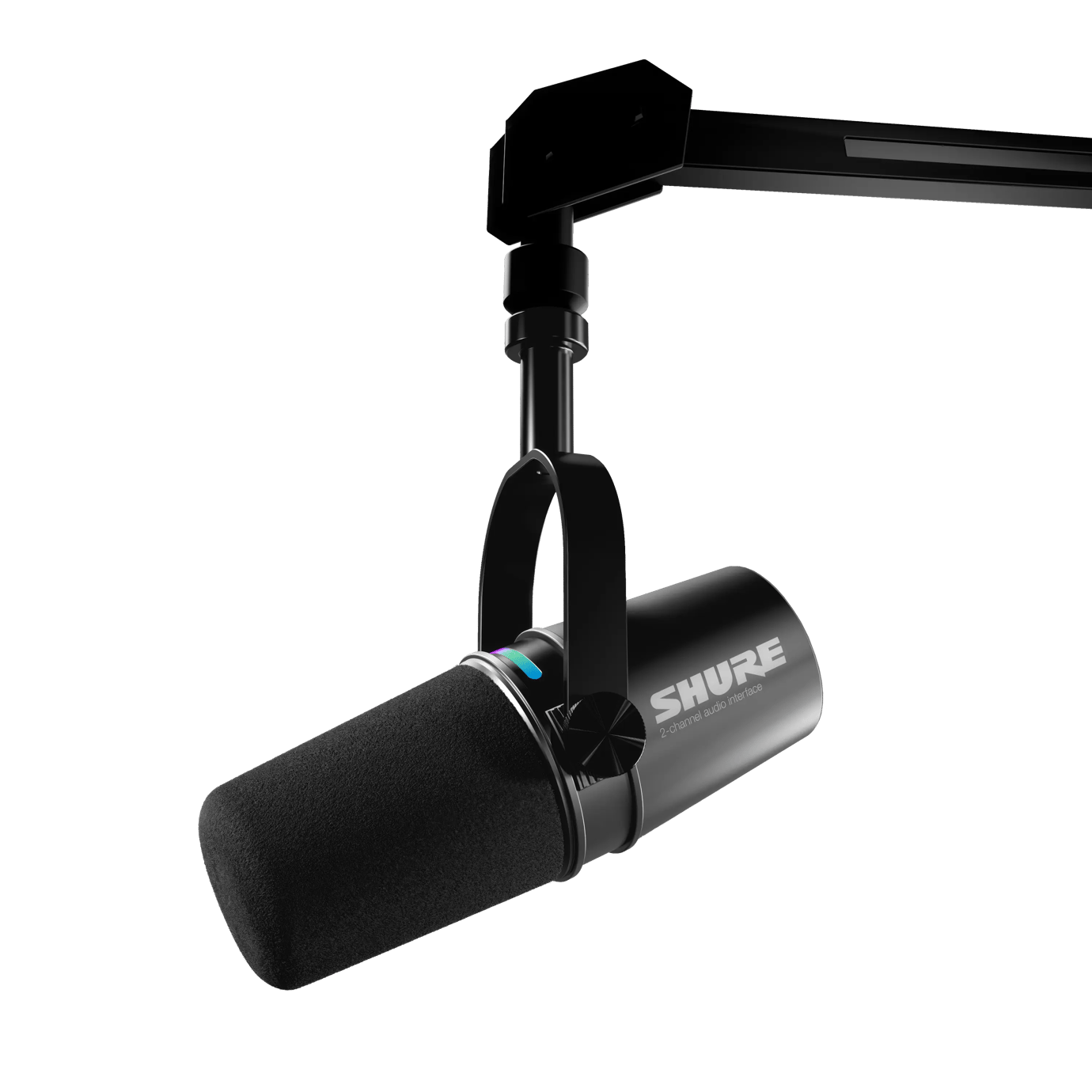 Shure MV7i Microfone Inteligente com Interface de Áudio Integrada