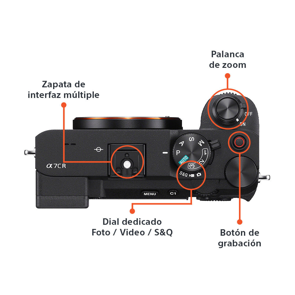 Câmera Sony Alpha 7CR (ILCE-7CR)