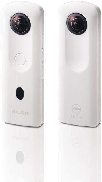 RICOH THETA SC2 ホワイト Ricoh THETA SC2 4K Câmera 360 Compacta com Estabilização e Modo Noite