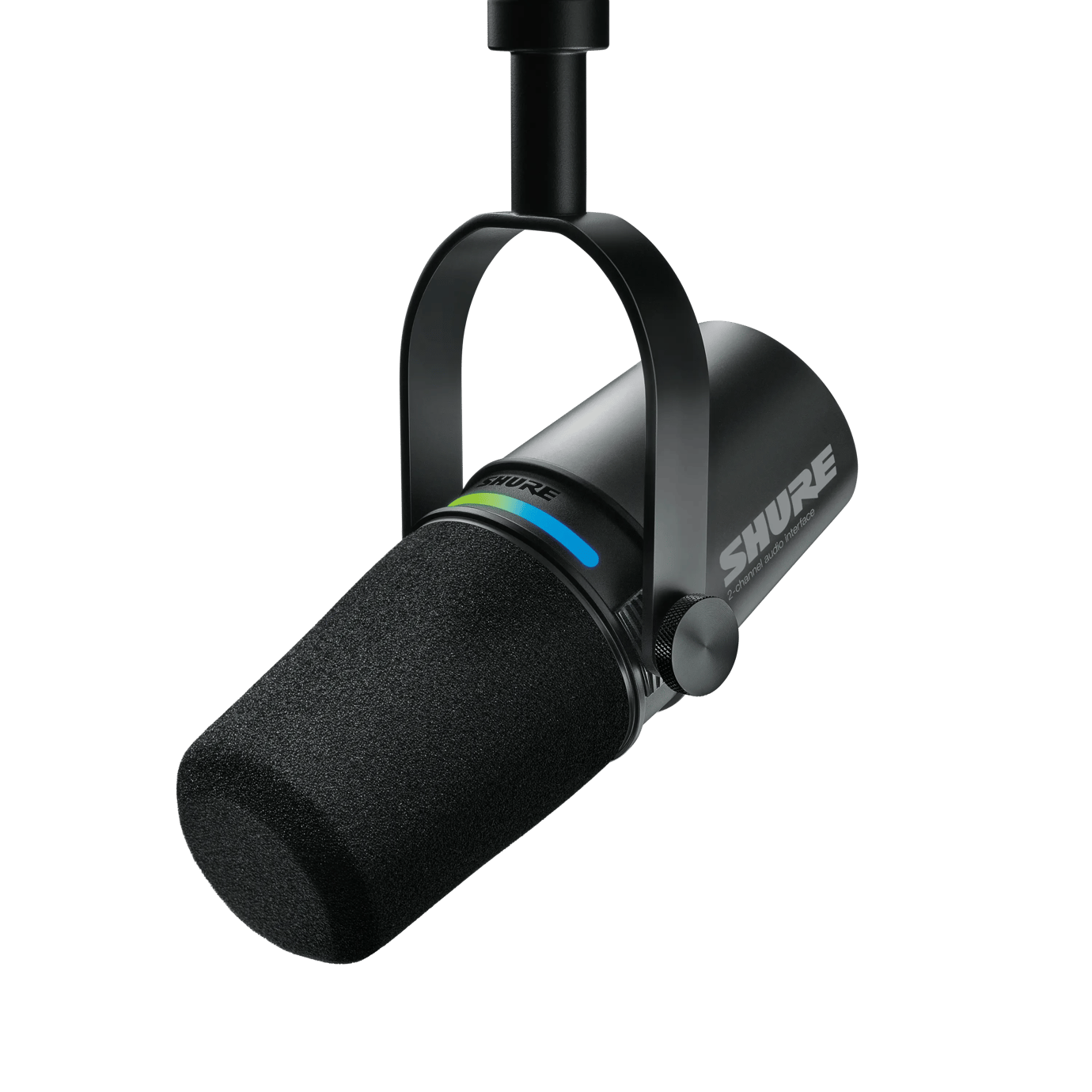 Shure MV7i Microfone Inteligente com Interface de Áudio Integrada