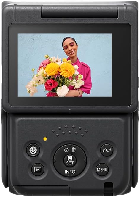 Câmera Canon PowerShot V10 para Criadores de Conteúdo – Câmera Compacta para Vlog, Lente Grande Angular Fixa de 19mm, Vídeo 4K