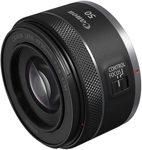Lente Canon RF 50mm F1.8 STM para Câmeras Mirrorless – Distância Focal Fixa, Compatível com Câmeras Mirrorless da Série EOS R, Design Compacto e Leve, Ideal para Retratos, Paisagens e Fotografia, Preta