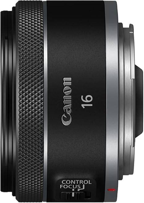 Lente Canon RF 16mm F2.8 STM – Ultra Grande Angular de Distância Focal Fixa, Compatível com Câmeras Mirrorless da Série EOS R, Preta