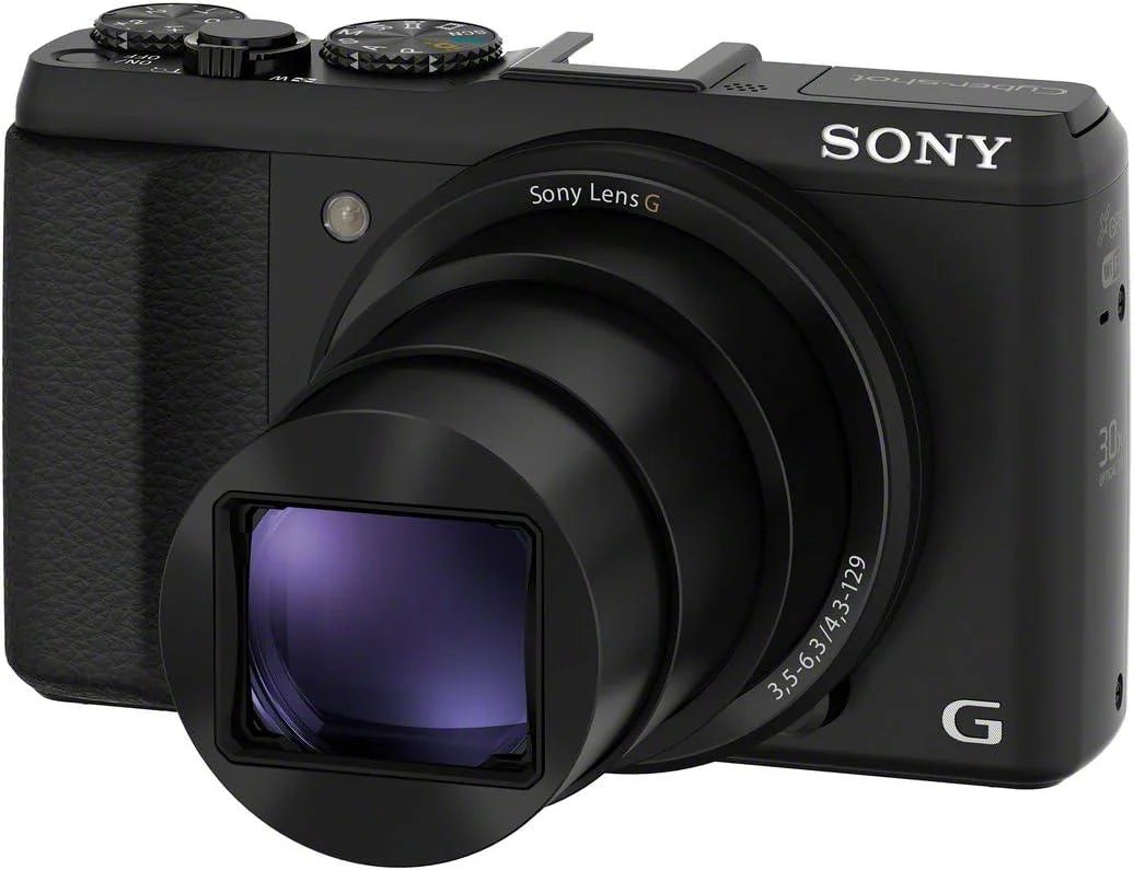 Sony Cybershot HX50V | Câmera Compacta com Sensor CMOS BSI Exmor R de 20,4 MP | Preta