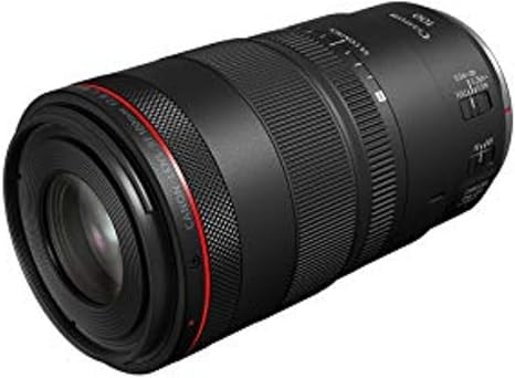 Lente Canon RF 100mm F2.8 L Macro IS USM – Lente Macro Teleobjetiva Média, Compatível com Câmeras Mirrorless da Série EOS R, Preta