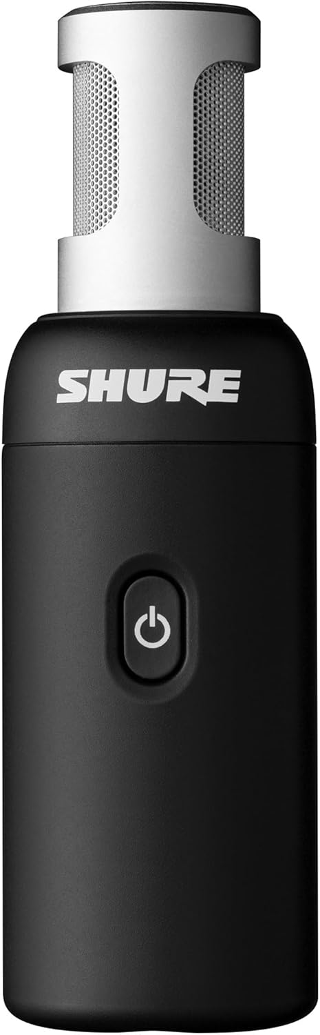 Microfone sem fio Shure MoveMic 88+ - Gravador de áudio profissional para entrevistas em filme/campo, microfone estéreo com 4 padrões polares | Compatível com iOS/Android (MV88+W-Z7)