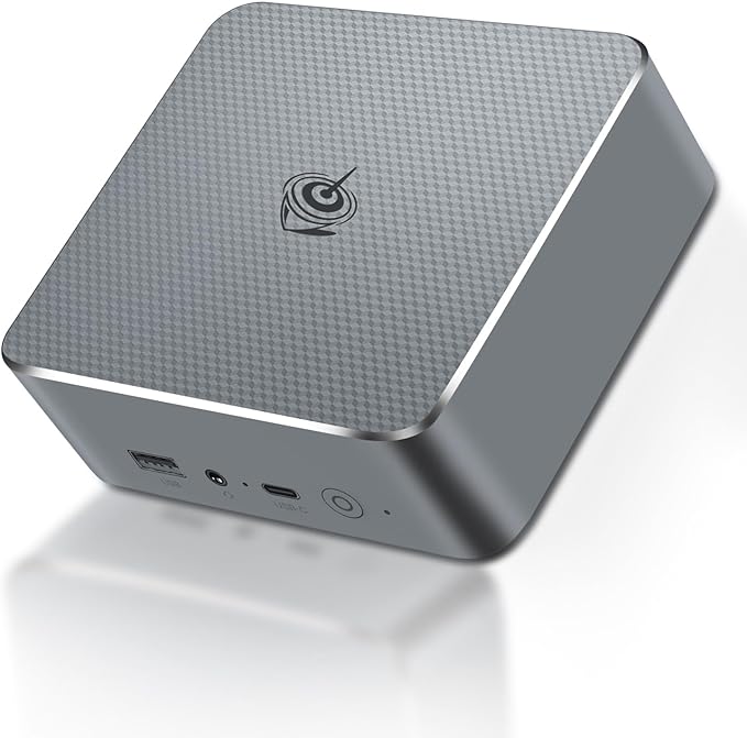 Beelink Mini PC EQR6, AMD Ryzen 5 6600H (6C/12T, até 4,5GHz), mini computador com SSD NVMe de 16 GB DDR5/500 GB, suporta tela dupla 4K/WiFi6/BT5.2/USB3.2/LAN Gigabit dupla
