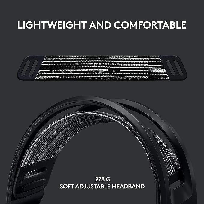 Headset Gamer Sem Fio Logitech G733 LIGHTSPEED 7.1 — RGB LIGHTSYNC, Microfone Destacável Blue VO!CE, DTS Headphone:X 2.0