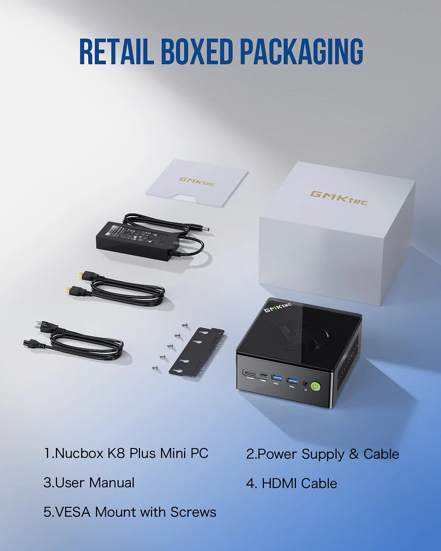 Mini PC GMKtec AMD Ryzen 7 8845HS - NucBox K8 Plus