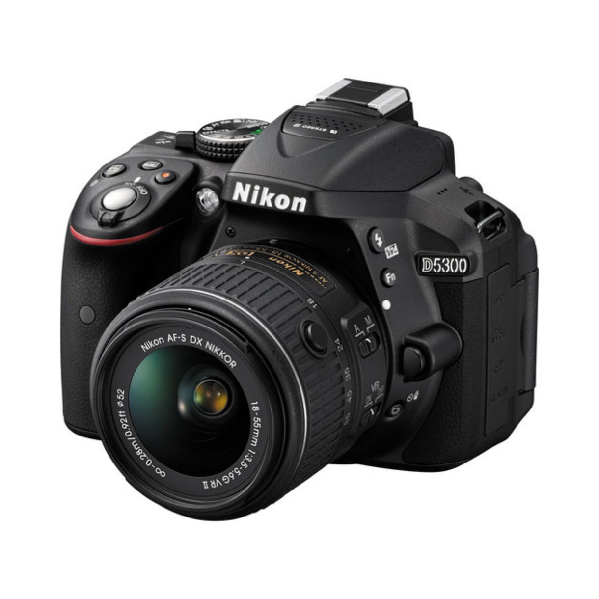 Câmera DSLR Nikon D5300 Kit com Lente 18-55mm/18-140mm | 24.2MP | Vídeo Full HD e Foco Automático Rápido
