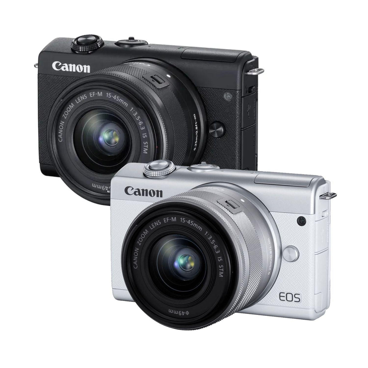 Canon EOS M200 Câmera Mirrorless com Lente EF-M 15-45mm e Vídeo 4K