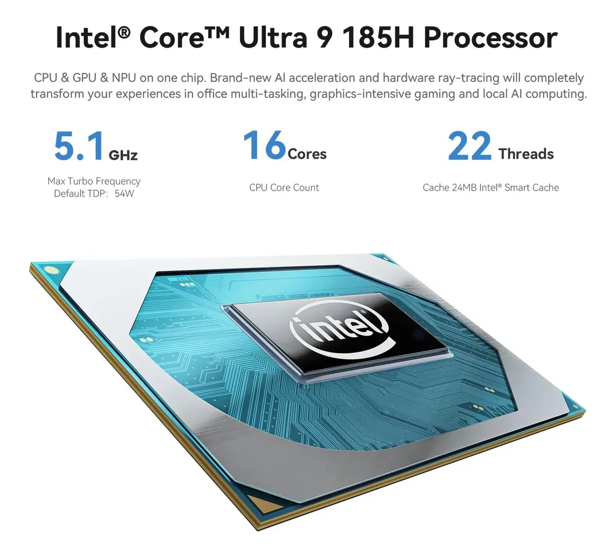 Mini PC Beelink SEi14 Intel® Core™ Ultra 9 185H