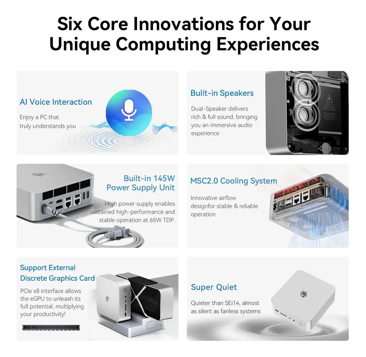 Mini PC Beelink SEi14 Intel® Core™ Ultra 9 185H