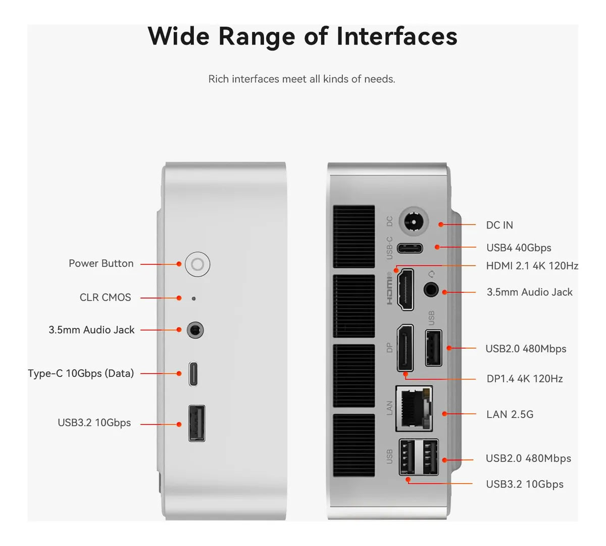 Mini Pc Beelink SER8 AMD Ryzen 7 8745HS 32GB + 1TB
