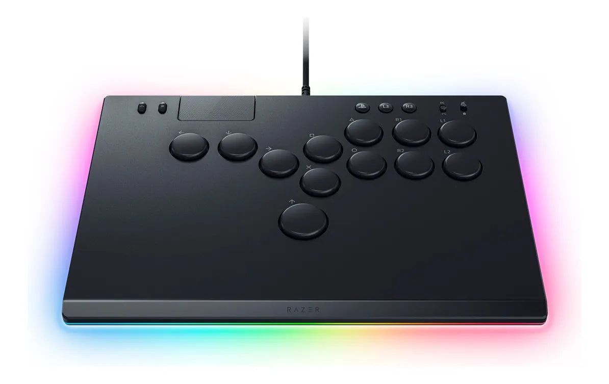 Controle Arcade All-Button Razer Kitsune com Switch Óptico – PS5 e PC