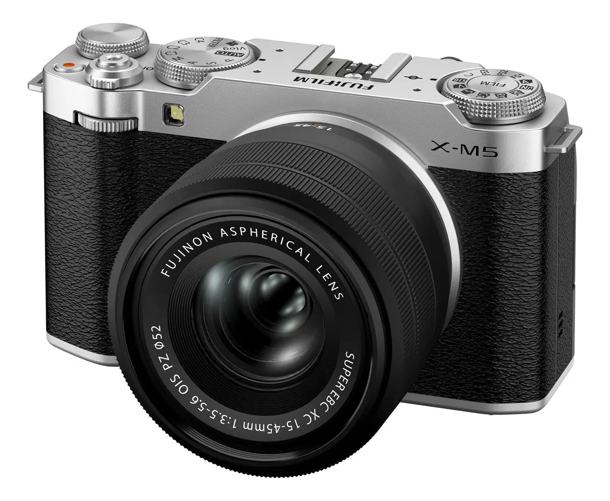 Câmera Fujifilm X-m5 Mirrorless Prata + Lente 15-45mm Cor Prateado