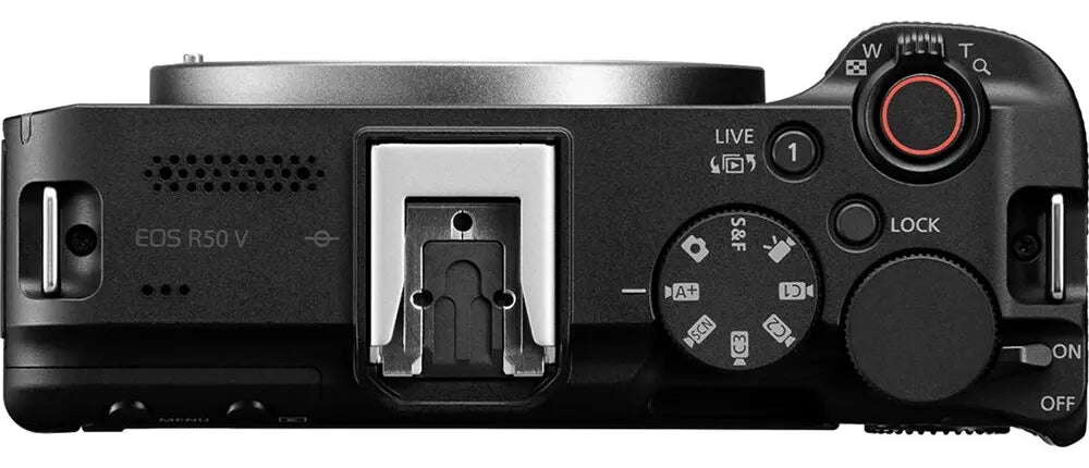 Câmera Mirrorless Canon EOS R50 V — 24,2 MP, 4K 60p, Wi‑Fi e Bluetooth