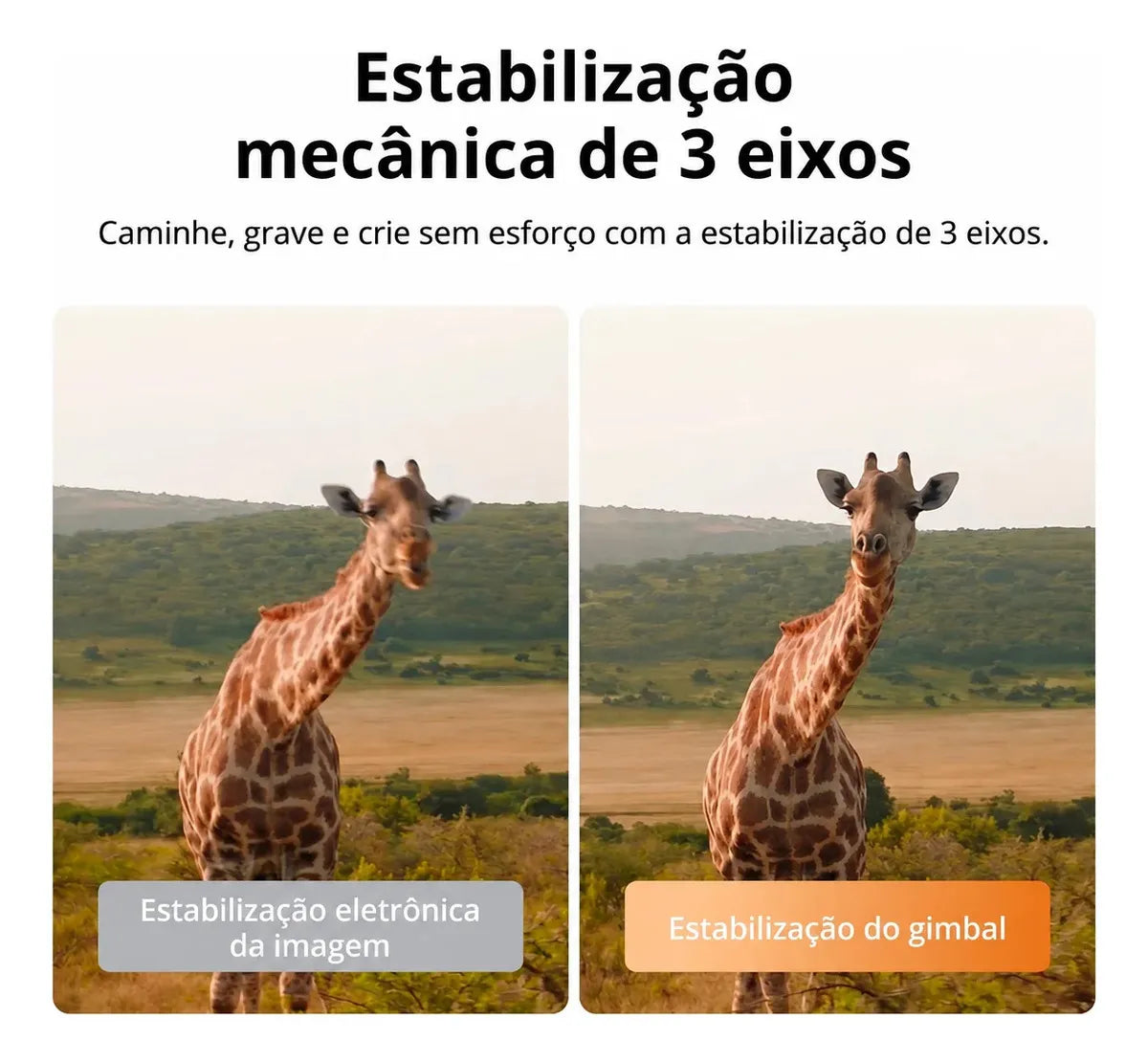 Câmera DJI Osmo Pocket 4 — Sensor CMOS 1", Vídeo 4K/240fps, Estabilização 3 Eixos, Tela Touch Giratória, 107GB Interno