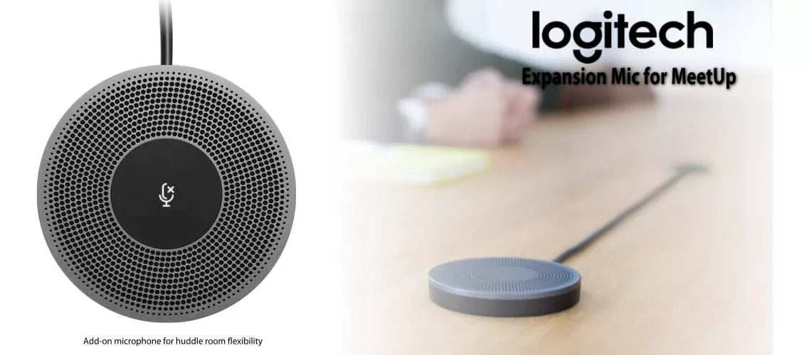 Microfone de Expansão Logitech para Meetup