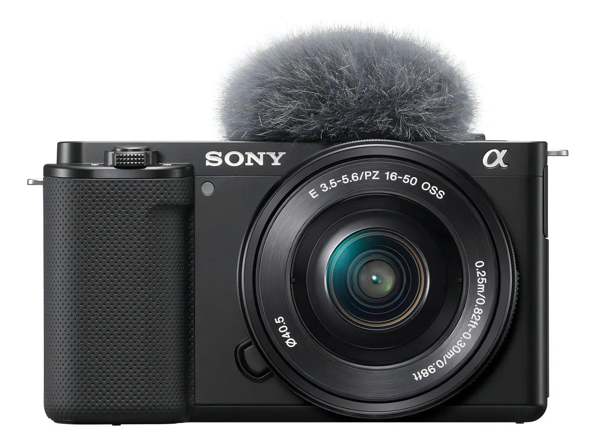 Câmera Sony ZV-E10 Mirrorless 4K, Lente 16-50mm, Preta