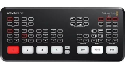 Blackmagic Design Atem Mini Pro Hdmi Live Stream Switcher