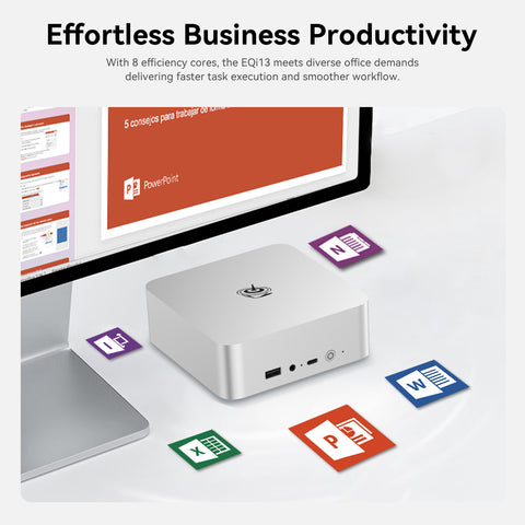 Mini PC Beelink EQi13 Pro Intel® Core™ 13500H/13620H - 32GB RAM + 500GB/1TB SSD