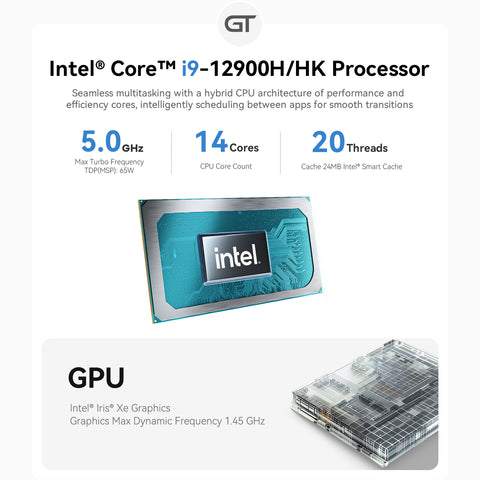 Beelink GTi12 Ultra Intel® Core™ i9-12900HK 32gb 1TB