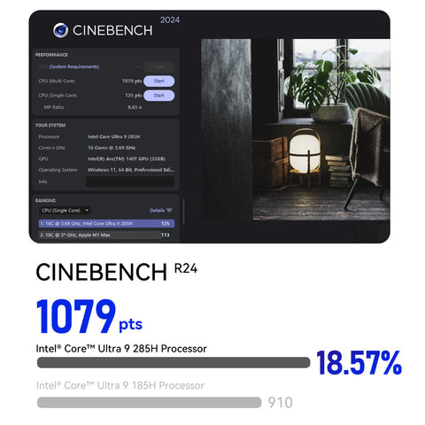 Beelink GTi15 Ultra Intel® Core™ Ultra 9 285H