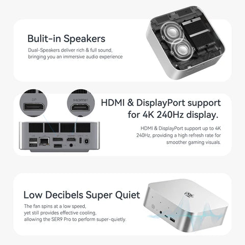 Beelink SER9 Pro AMD Ryzen™ AI 9 HX 370 - 32GB+1TB