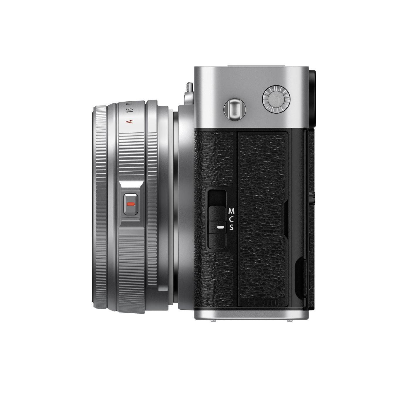 Kit Câmera Digital Mirrorless Fujifilm X-E5 Silver + Lente Fujifilm Fujinon XF23mmF2.8 R WR