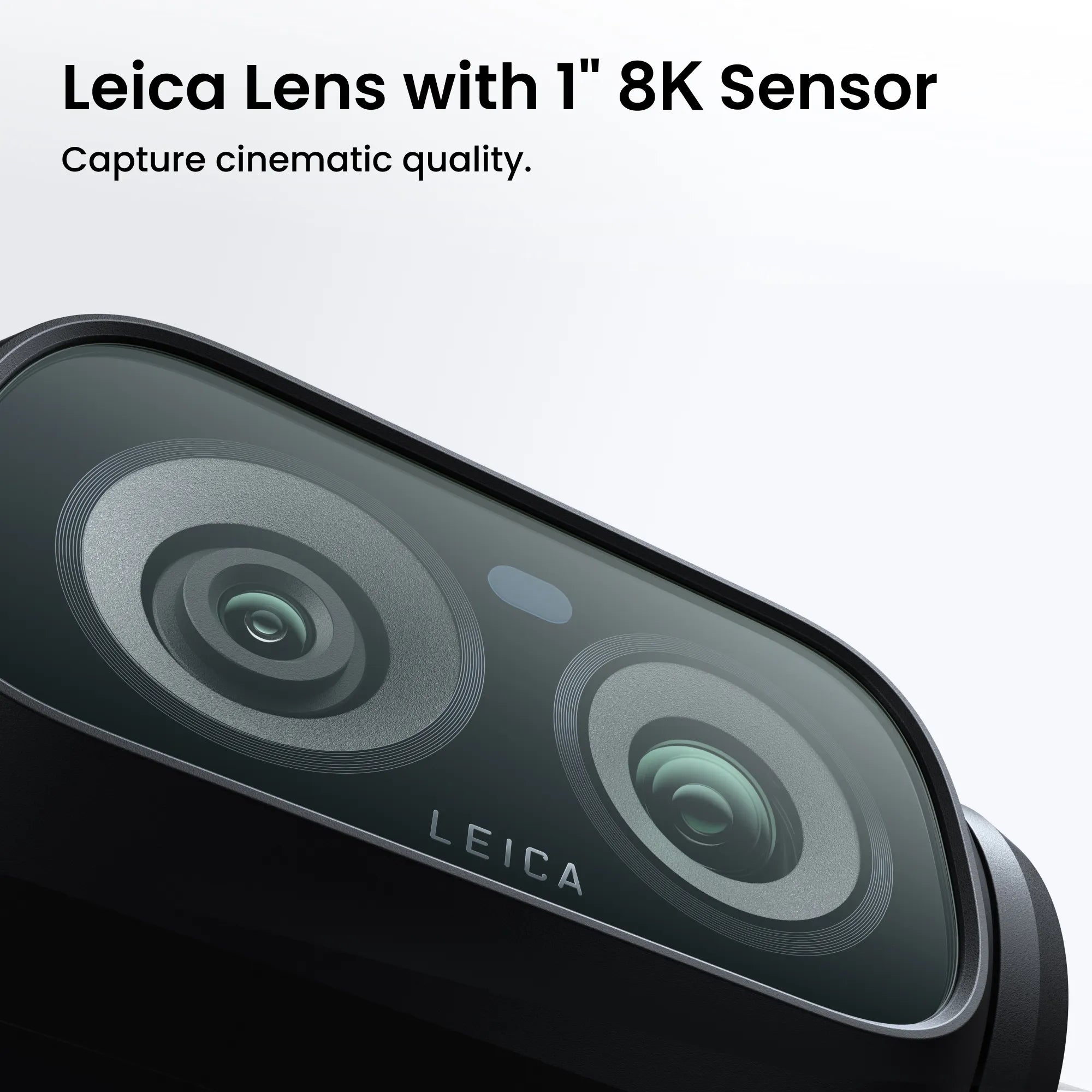 Insta360 Luna Ultra Câmera Gimbal com Tela Touch Removível, 8K, Sensor de 1" e Lente Telefoto
