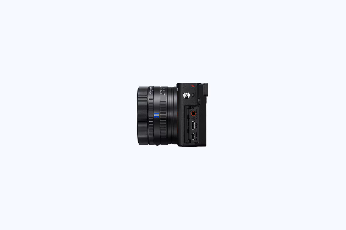 Câmera Sony RX1R III Full-Frame Compacta 61MP, Lente Zeiss Sonnar T 35mm f/2, Vídeo 4K 10-bit, Visor Eletrônico e Wi-Fi/Bluetooth