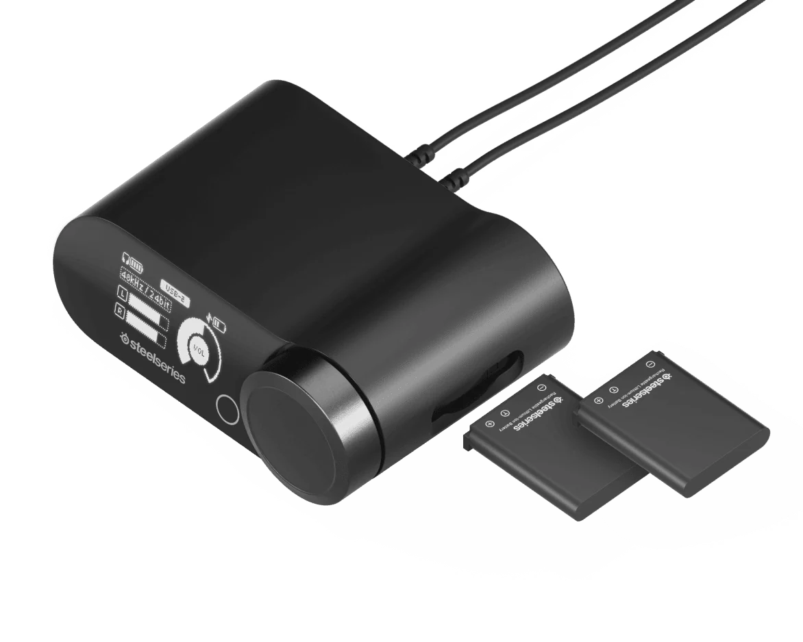 SteelSeries Arctis Nova Pro Wireless - Fones com Cancelamento Ativo de Ruído e Baterias Hot-Swap para PC e PlayStation