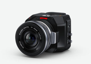 Câmera Blackmagic Micro Studio Camera 4K G2 — Sensor Micro Quatro Terços, 12G-SDI, HDMI, Corretor de Cor Integrado, Grava Blackmagic RAW
