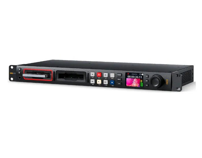 Gravador Blackmagic HyperDeck Studio 4K Pro — 12G-SDI, Codecs ProRes/DNx/H.265, Ultra HD até 2160p60, Ethernet 10G