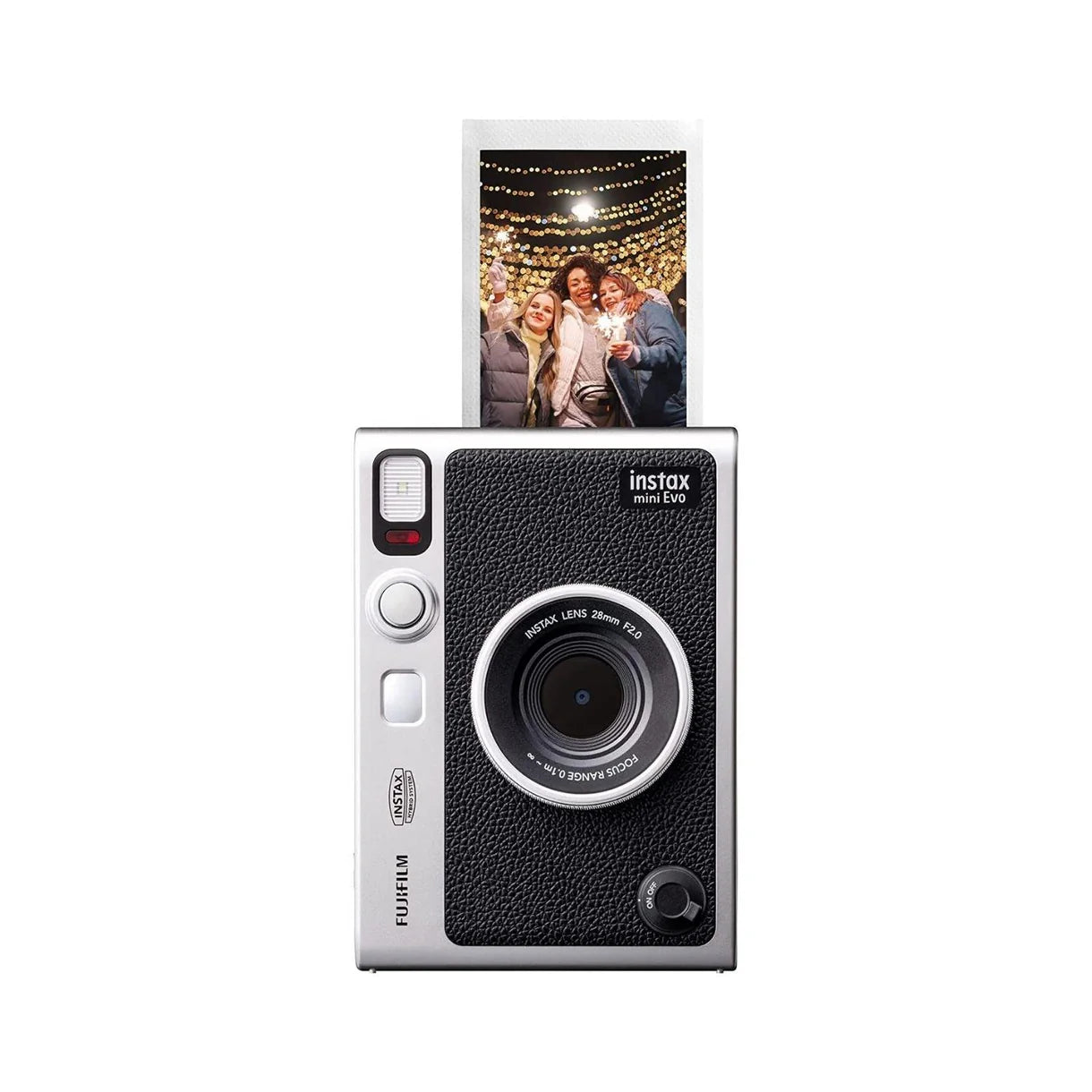 Fujifilm Instax Mini Evo | Câmera Instantânea com Sensor CMOS Tipo 1/5" | Híbrida | Preta