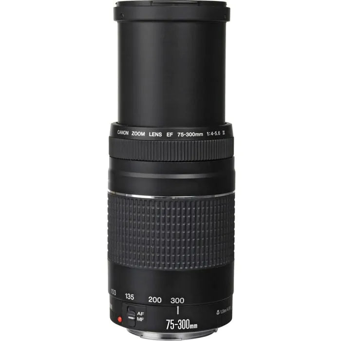 Lente Canon EF 75-300mm f/4-5.6 III — Zoom Telefoto, Leve e Compacta, Compatível com Full Frame e APS-C