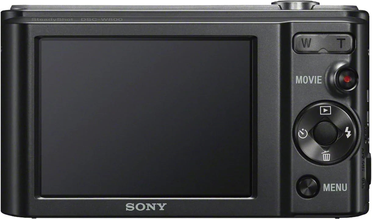 Sony Cyber-shot DSC-W800 Câmera Digital Optical Zoom 5X | Vídeo HD 720p | Preto