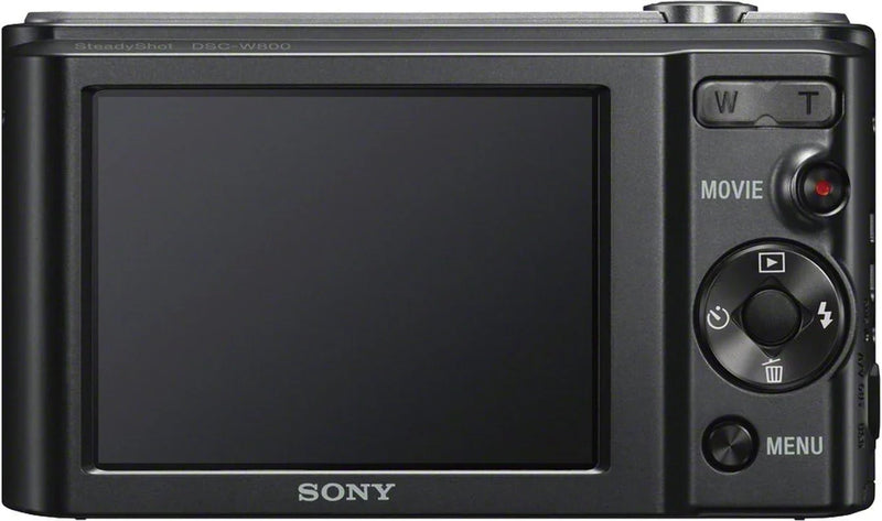 Sony Cyber-shot DSC-W800 Câmera Digital Optical Zoom 5X | Vídeo HD 720p | Preto