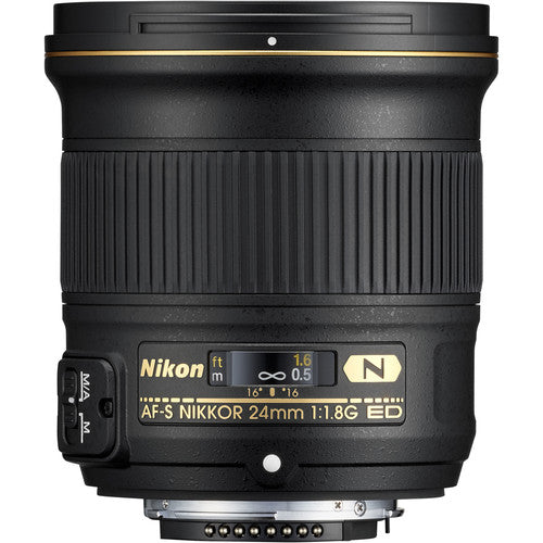 Lente Nikon AF-S FX NIKKOR 24mm f/1.8G ED | Fixa com Foco Automático p/ DSLR