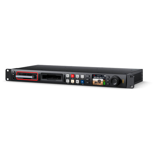 Gravador Blackmagic HyperDeck Studio HD Pro — 6G-SDI, Duplo SSD + Duplo Cartão SD, Codecs ProRes/DNx/H.264, Ultra HD/DCI 4K