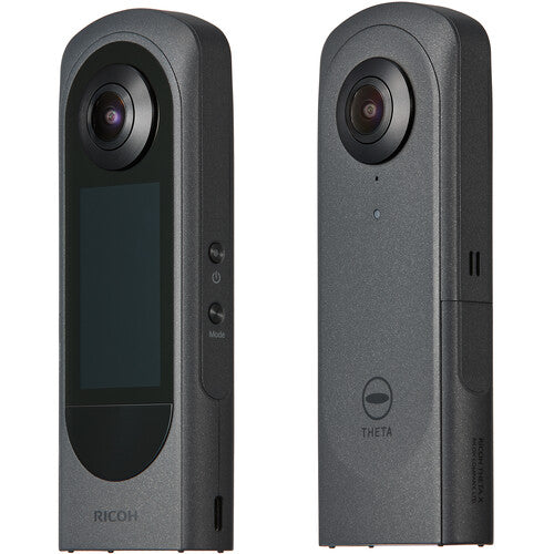Câmera Ricoh Theta X 360° Kit de Tampa de Lente TL-3| Alta Resolução 11K | Tela Touch OLED | GPS Integrado
