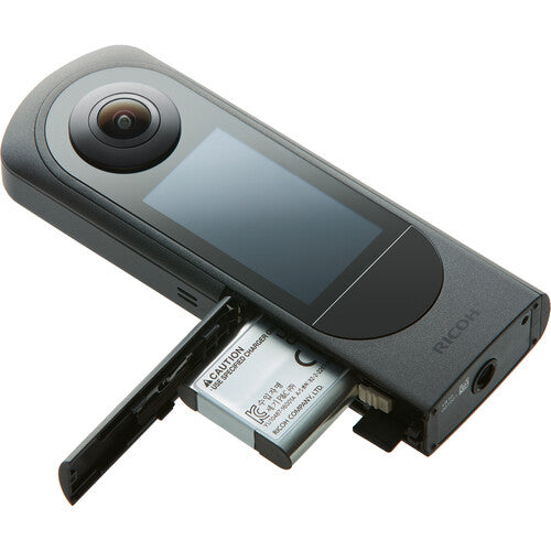 Câmera Ricoh Theta X 360° Kit de Tampa de Lente TL-3| Alta Resolução 11K | Tela Touch OLED | GPS Integrado