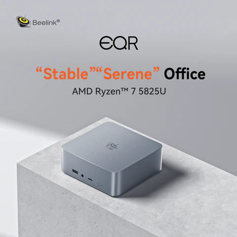 Beelink EQR5 AMD Ryzen™ 7 5825U - 16GB + 500GB
