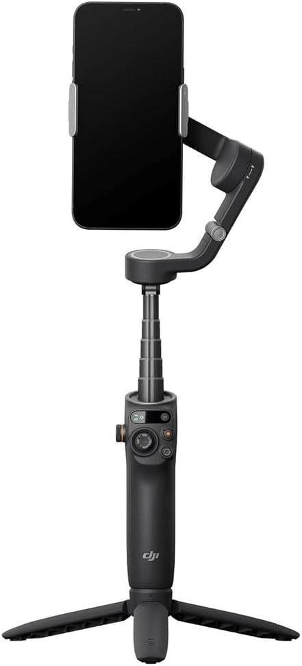 Estabilizador DJI Osmo Mobile 6 Preto Triaxial Bluetooth 5.0 Ext. 21,5cm - DJI110