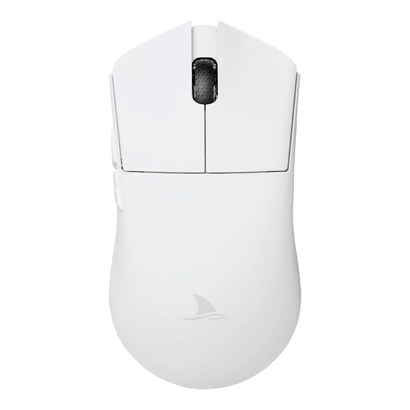 Darmoshark Mouse Para Jogos Sem Fio M3, Tri-Mode 2.4G/Usb-C/Bluetooth Mouse Até 26000Dpi, Sensor Óptico Paw3395, Peso Leve De 58G, 8 Botões Programáveis, Duração Da Bateria De 500Mah, Branco